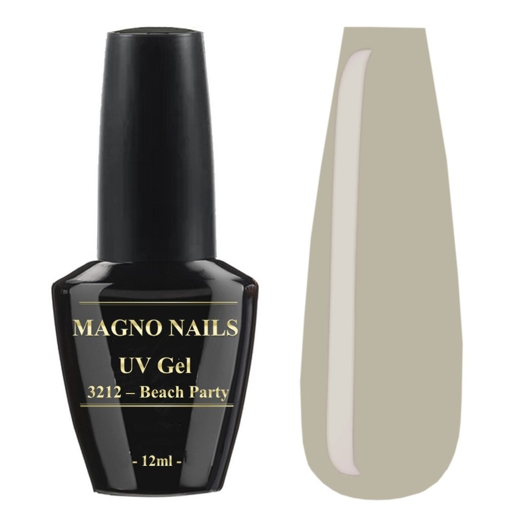 UV Gel - Grau Nude Shellac Gellack - Gel Lack - Beach Party